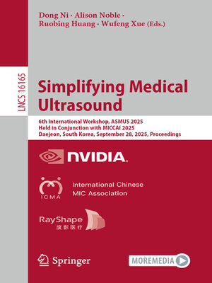 cover image of Simplifying Medical Ultrasound